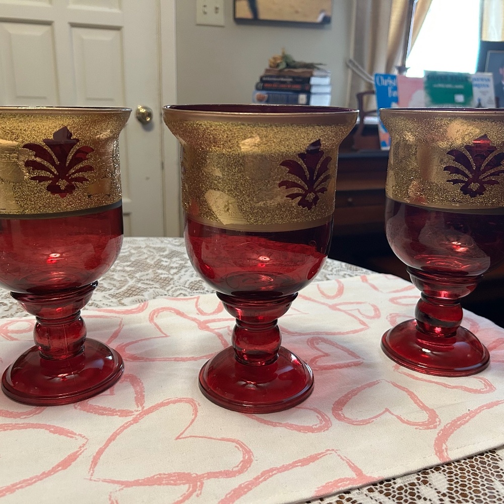 Candle holders. Beautiful set of 3.